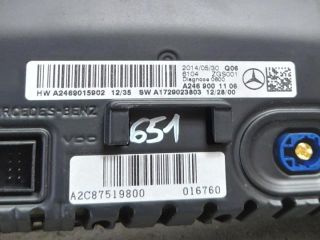 bontott MERCEDES-BENZ GLA-CLASS Navigációs Fejegység
