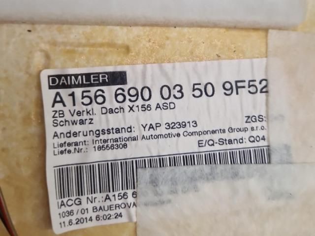 bontott MERCEDES-BENZ GLA-CLASS Tetőkárpit