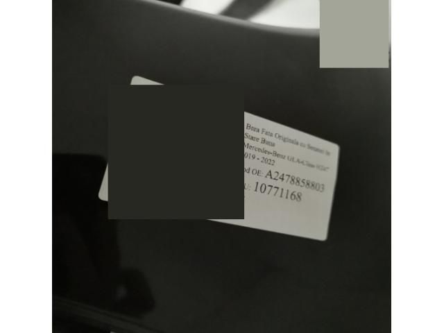 bontott MERCEDES-BENZ GLA Első Lökhárító (Részeivel)