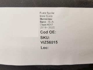 bontott MERCEDES-BENZ GLA Hátsó Lökhárító Alsó (Műanyag)