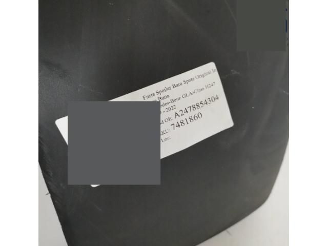 bontott MERCEDES-BENZ GLA Hátsó Lökhárító Alsó (Műanyag)