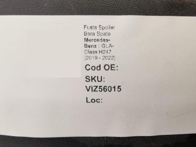 bontott MERCEDES-BENZ GLA Hátsó Lökhárító Alsó (Műanyag)