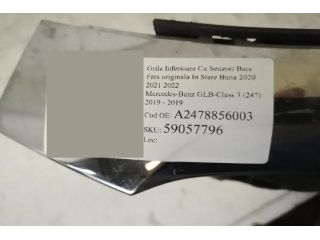 bontott MERCEDES-BENZ GLB Első Lökhárító Alsó Középső Díszrács