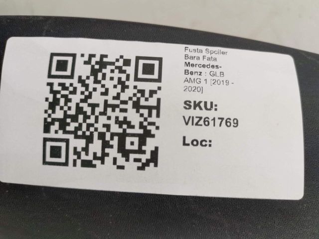 bontott MERCEDES-BENZ GLB Első Lökhárító Alsó (Műanyag)