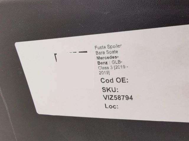 bontott MERCEDES-BENZ GLB Hátsó Lökhárító Alsó (Műanyag)