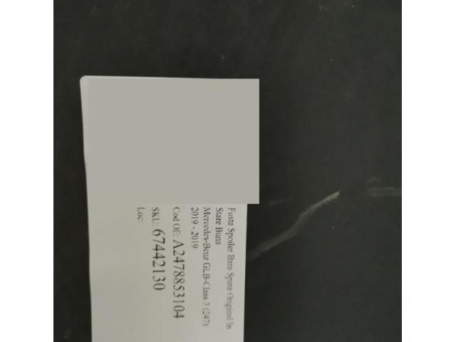 bontott MERCEDES-BENZ GLB Hátsó Lökhárító Alsó (Műanyag)