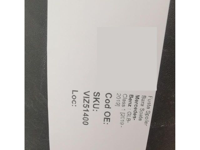 bontott MERCEDES-BENZ GLB Hátsó Lökhárító Alsó (Műanyag)