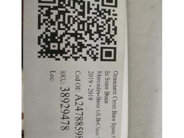 bontott MERCEDES-BENZ GLB Hátsó Lökhárító Díszléc