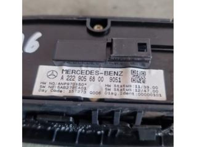 bontott MERCEDES-BENZ GLC Ablakemelő Kapcsoló Négyes / Kettes