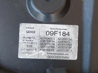 bontott MERCEDES-BENZ GLC Bal első Ablakemelő Szerkezet (Elektromos)