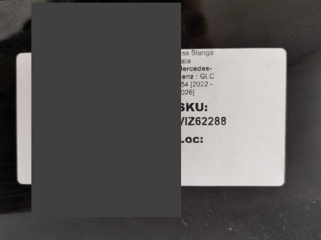 bontott MERCEDES-BENZ GLC Bal első Ajtó (Üres lemez)