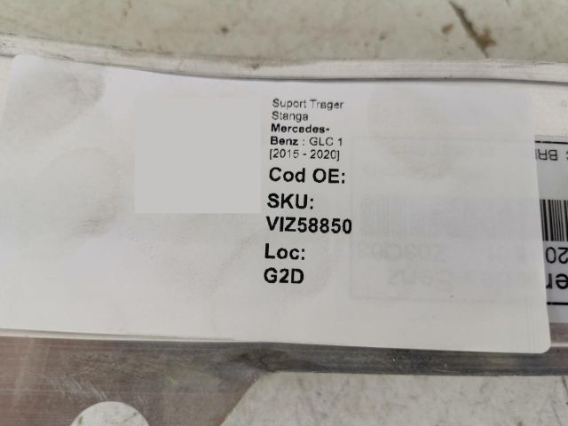 bontott MERCEDES-BENZ GLC Bal első Lökhárító Tartó (Műanyag)