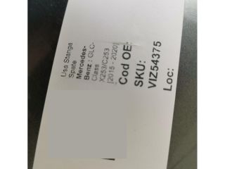 bontott MERCEDES-BENZ GLC Bal hátsó Ajtó (Üres lemez)