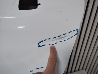 bontott MERCEDES-BENZ GLC Bal hátsó Ajtó (Üres lemez)