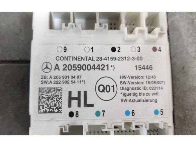 bontott MERCEDES-BENZ GLC Bal hátsó Ajtó Vezérlőegység