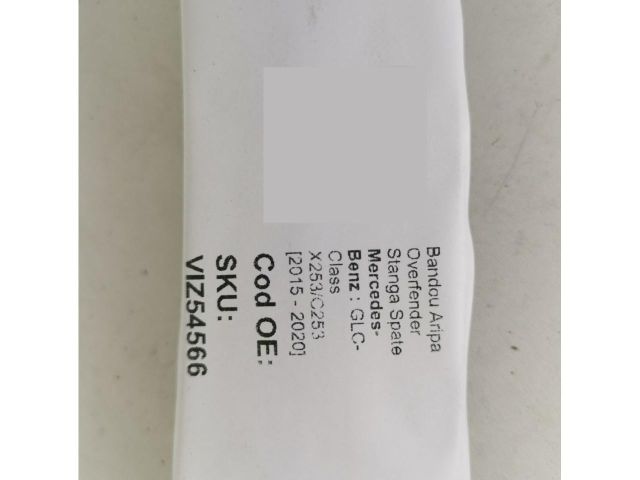 bontott MERCEDES-BENZ GLC Bal hátsó Sárvédő Díszléc