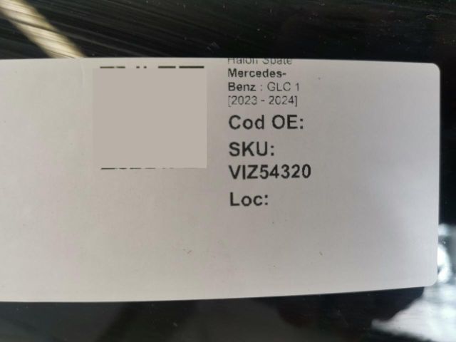 bontott MERCEDES-BENZ GLC Csomagtérajtó (Üres lemez)