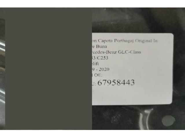 bontott MERCEDES-BENZ GLC Csomagtérajtó (Üres lemez)