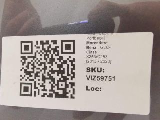 bontott MERCEDES-BENZ GLC Csomagtérajtó (Üres lemez)