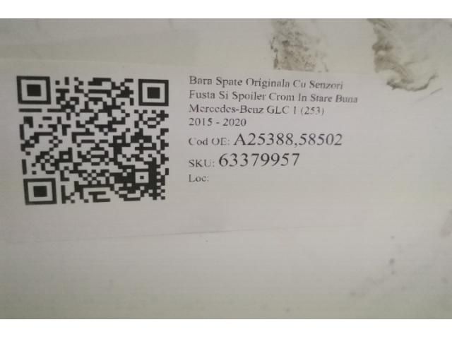 bontott MERCEDES-BENZ GLC Hátsó Lökhárító (Részeivel)