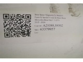 bontott MERCEDES-BENZ GLC Hátsó Lökhárító (Részeivel)