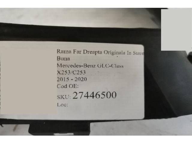 bontott MERCEDES-BENZ GLC Jobb Fényszóró Lámpakeret