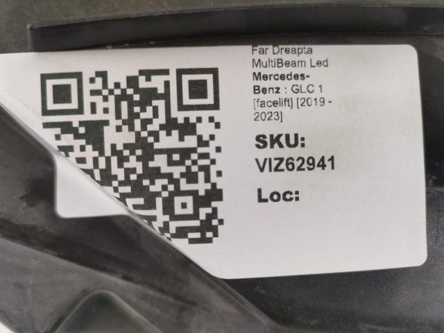 bontott MERCEDES-BENZ GLC Jobb Fényszóró