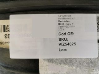 bontott MERCEDES-BENZ GLC Jobb Fényszóró