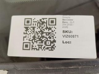 bontott MERCEDES-BENZ GLC Jobb hátsó Ablak