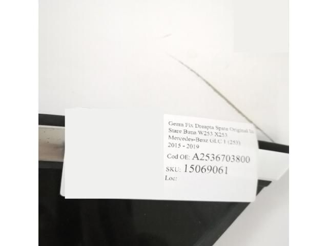 bontott MERCEDES-BENZ GLC Jobb hátsó Fixüveg (Ajtóban)