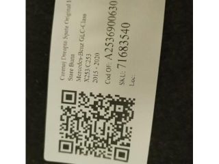 bontott MERCEDES-BENZ GLC Jobb hátsó Hátsó Dobbetét (Kerékjárati, Műanyag)