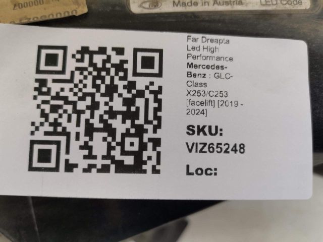 bontott MERCEDES-BENZ GLC Jobb Ledes Fényszóró