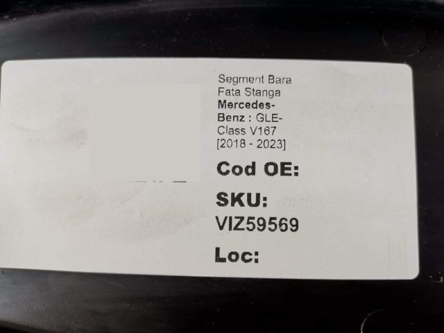 bontott MERCEDES-BENZ GLE Bal első Lökhárító Tartó (Műanyag)