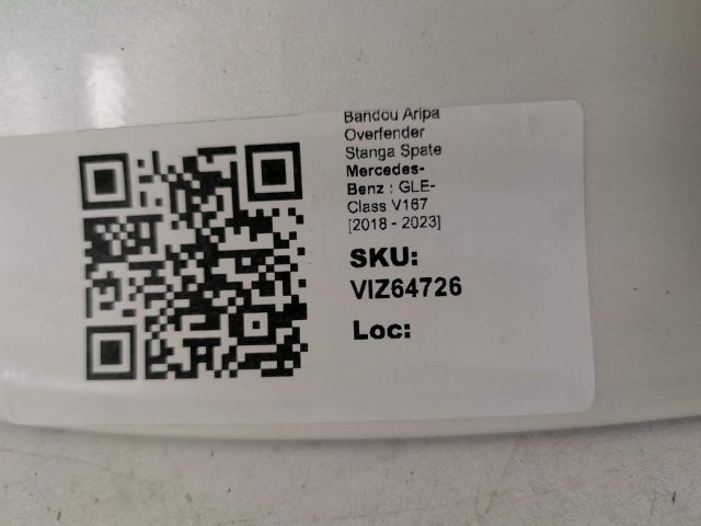 bontott MERCEDES-BENZ GLE Bal hátsó Sárvédő Díszléc