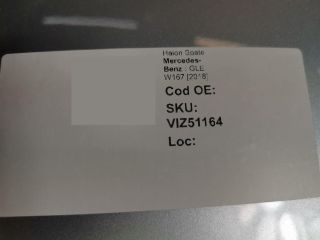bontott MERCEDES-BENZ GLE Csomagtérajtó (Üres lemez)