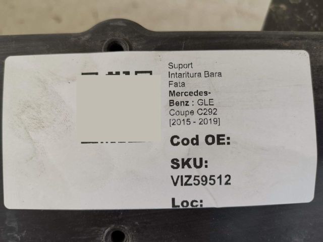 bontott MERCEDES-BENZ GLE Első Lökhárító Tartó Felső