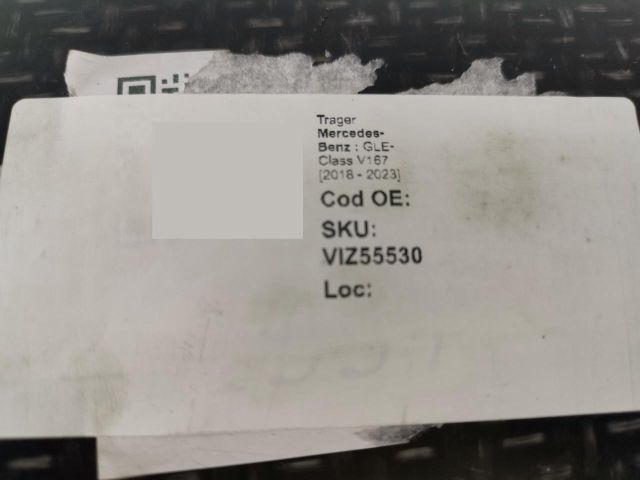 bontott MERCEDES-BENZ GLE Homlokfal (Üres lemez)