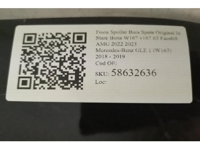 bontott MERCEDES-BENZ GLE Hátsó Lökhárító Alsó (Műanyag)