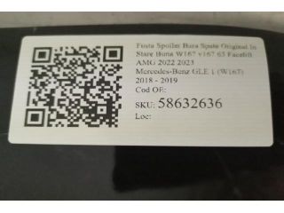 bontott MERCEDES-BENZ GLE Hátsó Lökhárító Alsó (Műanyag)