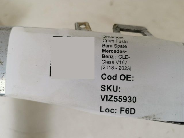 bontott MERCEDES-BENZ GLE Hátsó Lökhárító Díszléc