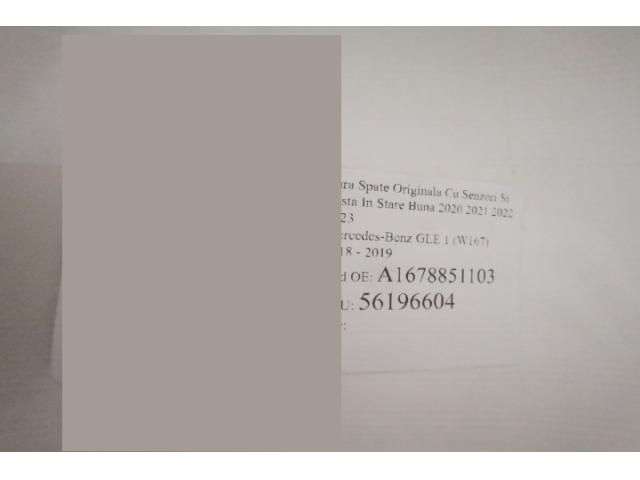 bontott MERCEDES-BENZ GLE Hátsó Lökhárító (Részeivel)