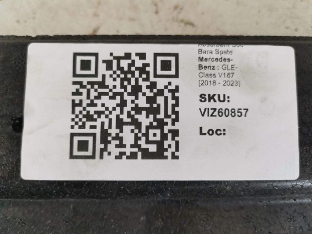 bontott MERCEDES-BENZ GLE Hátsó Lökhárító Ütközés Elnyelő Hab