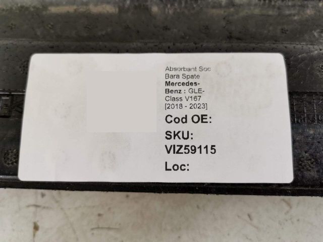 bontott MERCEDES-BENZ GLE Hátsó Lökhárító Ütközés Elnyelő Hab