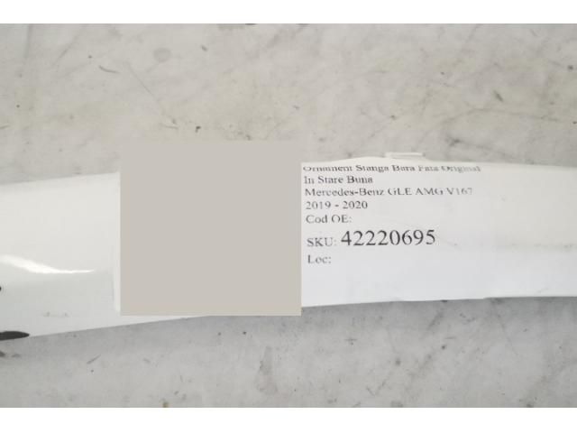 bontott MERCEDES-BENZ GLE Jobb első Lökhárító Díszléc