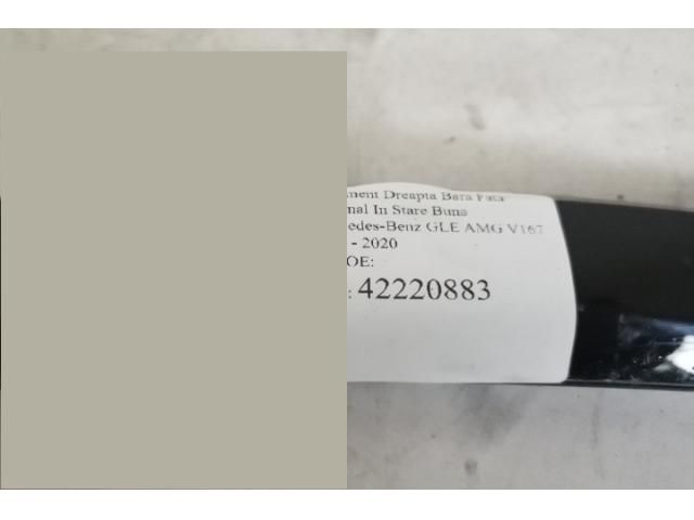 bontott MERCEDES-BENZ GLE Jobb első Lökhárító Díszléc