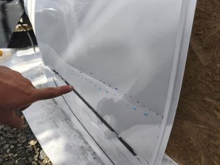 bontott MERCEDES-BENZ GLE Jobb hátsó Ajtó (Üres lemez)