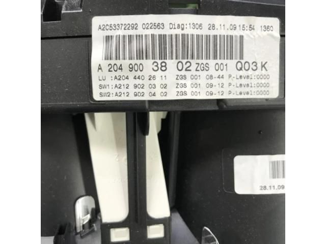 bontott MERCEDES-BENZ GLK-CLASS Kilométeróra