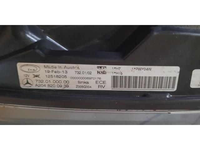 bontott MERCEDES-BENZ GLK-CLASS Bal Fényszóró