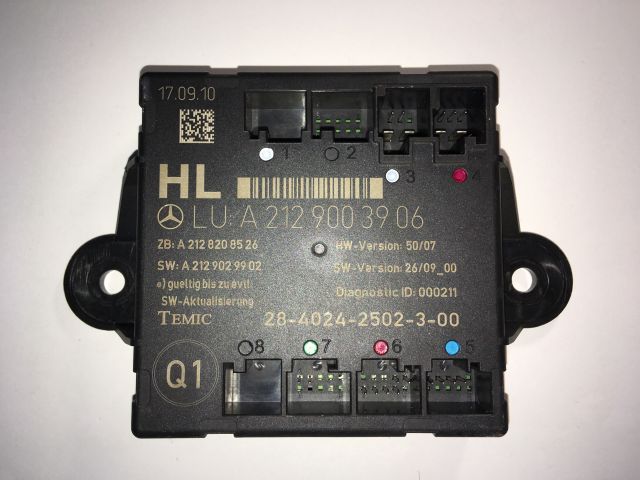 bontott MERCEDES-BENZ GLK-CLASS Bal hátsó Ajtó Vezérlőegység