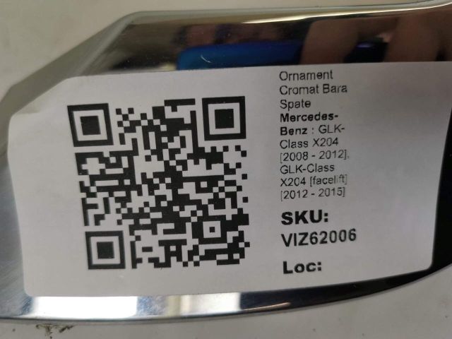 bontott MERCEDES-BENZ GLK-CLASS Hátsó Lökhárító Díszléc